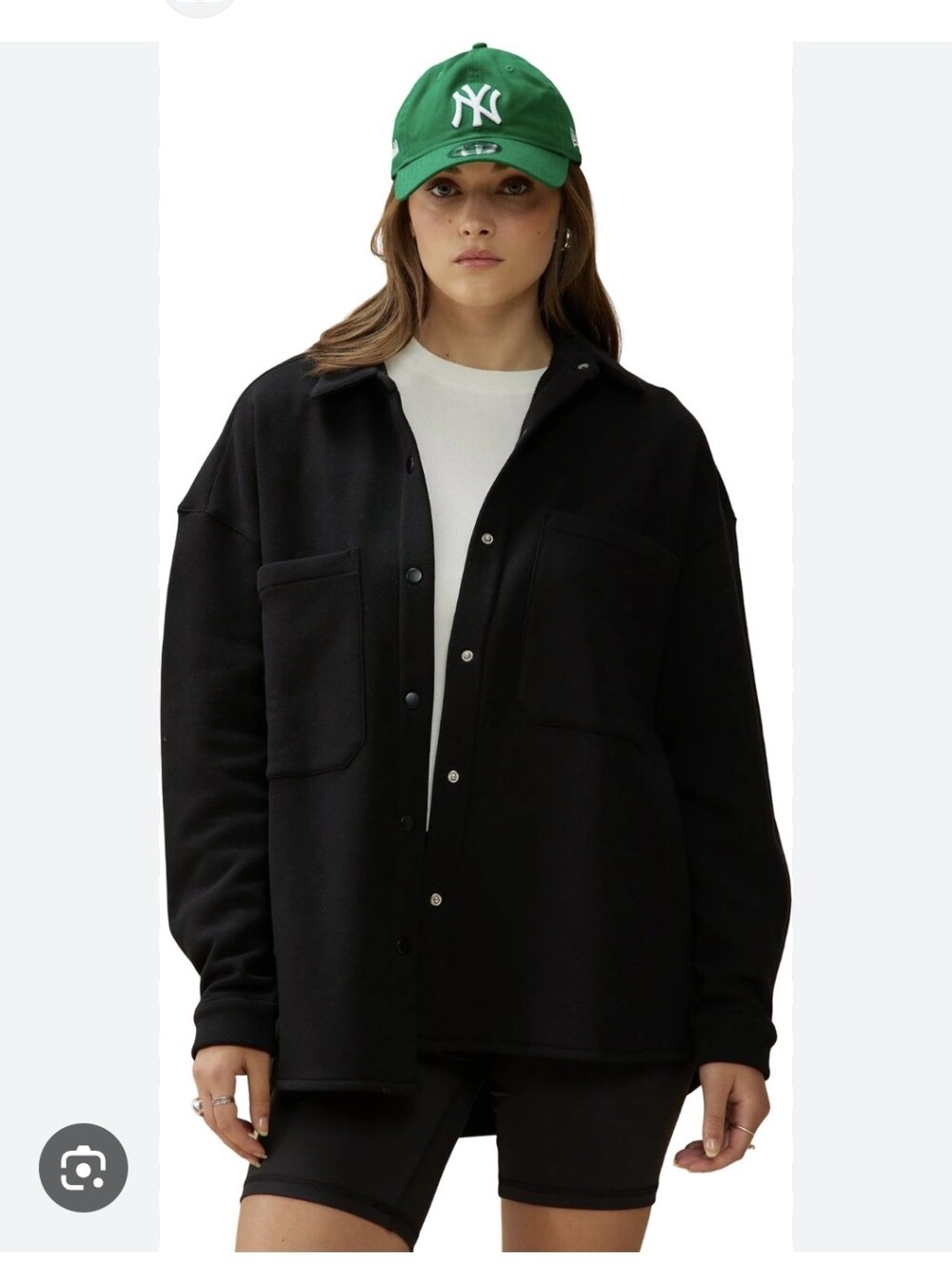 Kuwalla Tee Cloud Shacket XS Black